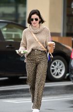 LUCY HALE Out for Iced Coffee in Los Angeles 03/17/2020