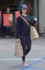 LUCY HALE Out Shopping for Groceries in Studio City 03/25/2020