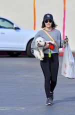 LUCY HALE Out Shopping in Studio City 03/19/2020