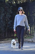 LUCY HALE Out Shopping in Studio City 03/19/2020