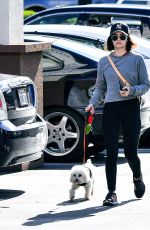 LUCY HALE Out Shopping in Studio City 03/19/2020