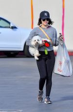 LUCY HALE Out Shopping in Studio City 03/19/2020