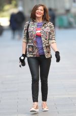 LUCY HOROBIN Leaves Heart Radio in London 03/27/2020
