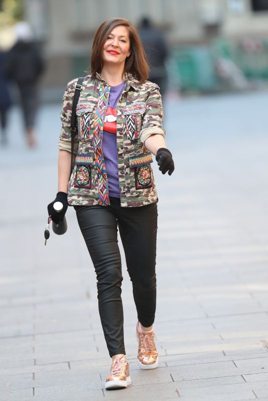 LUCY HOROBIN Leaves Heart Radio in London 03/27/2020