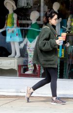 LUCYAH LE Leaves Aalfred Coffee in Studio City 03/17/2020