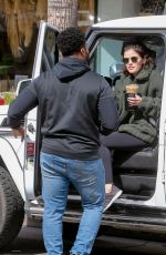 LUCYAH LE Leaves Aalfred Coffee in Studio City 03/17/2020