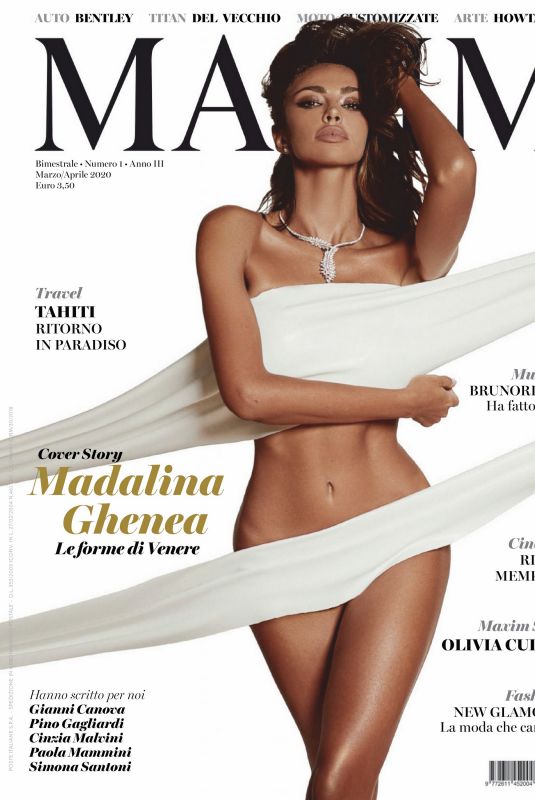 MADALINA GHENEA in Maxim Magazine, Italy March/April 2020