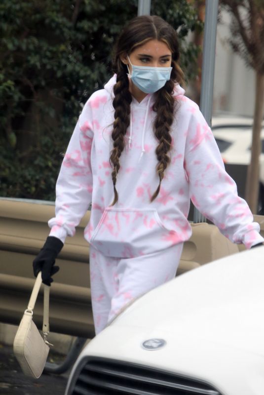 MADISON BEER Wears Surgical Mask Out Shopping in Los Angeles 03/14/2020