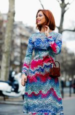 MAEVA COUCKE Arrives at Leonard Fashion Show at PFW in Paris 02/28/2020