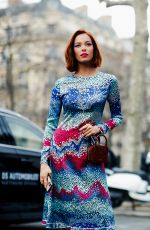 MAEVA COUCKE Arrives at Leonard Fashion Show at PFW in Paris 02/28/2020