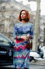 MAEVA COUCKE Arrives at Leonard Fashion Show at PFW in Paris 02/28/2020