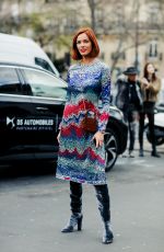 MAEVA COUCKE Arrives at Leonard Fashion Show at PFW in Paris 02/28/2020