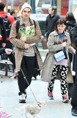 MAISIE WILLIAMS and Reuben Selby at Gare du Nord in Paris 02/29/2020