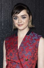 MAISIE WILLIAMS at Givenchy Fashion Show in Paris 03/01/2020