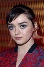 MAISIE WILLIAMS at Givenchy Fashion Show in Paris 03/01/2020