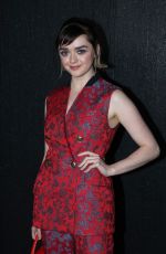 MAISIE WILLIAMS at Givenchy Fashion Show in Paris 03/011/2020