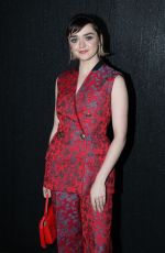 MAISIE WILLIAMS at Givenchy Fashion Show in Paris 03/011/2020