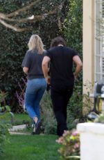 MALIN AKERMAN in Denim Visiting a Friend in Los Feliz 03/08/2020