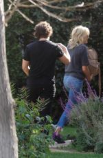 MALIN AKERMAN in Denim Visiting a Friend in Los Feliz 03/08/2020