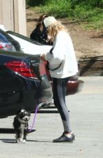 MALIN AKERMAN Out Hikinig with Her Dog at Griffith Park in Los Angeles 03/23/2020