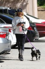 MALIN AKERMAN Out Hikinig with Her Dog at Griffith Park in Los Angeles 03/23/2020