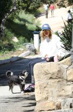 MALIN AKERMAN Out Hikinig with Her Dog at Griffith Park in Los Angeles 03/23/2020