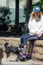 MALIN AKERMAN Out Hikinig with Her Dog at Griffith Park in Los Angeles 03/23/2020