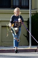 MALIN AKERMAN Out with Her Dog in Los Angeles 03/11/2020