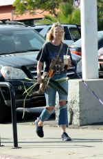 MALIN AKERMAN Out with Her Dog in Los Angeles 03/11/2020