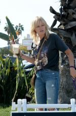 MALIN AKERMAN Out with Her Dog in Los Angeles 03/11/2020