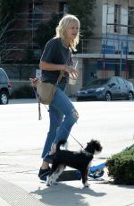 MALIN AKERMAN Out with Her Dog in Los Angeles 03/11/2020