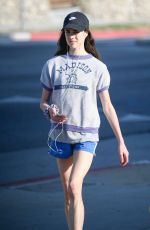 MARGARET QUALLEY in Shorts Out in Los Angeles 03/20/2020