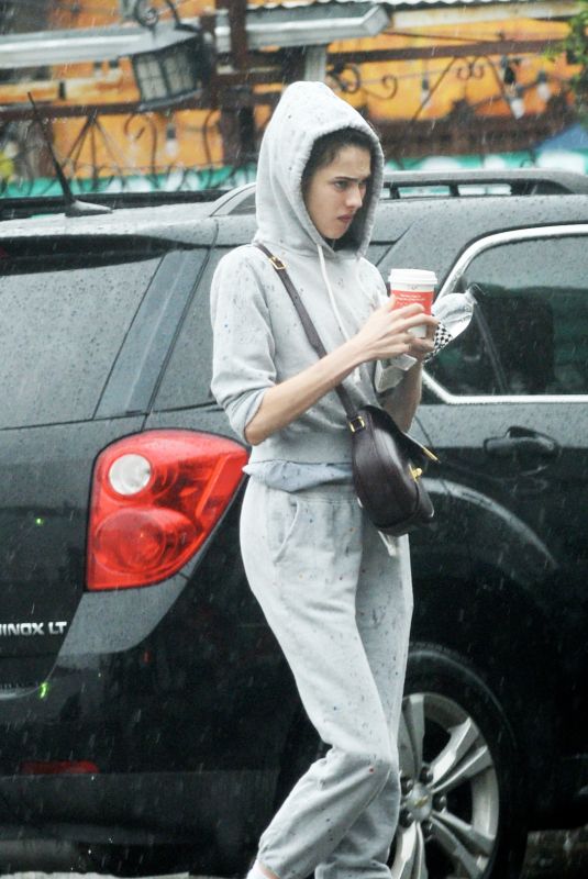 MARGARET QUALLEY Out for Coffee After Workout in Los Angeles 03/16/2020