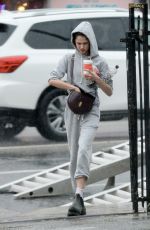 MARGARET QUALLEY Out for Coffee After Workout in Los Angeles 03/16/2020