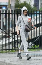 MARGARET QUALLEY Out for Coffee After Workout in Los Angeles 03/16/2020