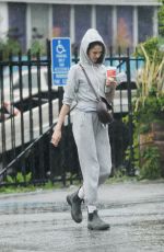 MARGARET QUALLEY Out for Coffee After Workout in Los Angeles 03/16/2020