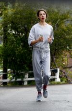 MARGARET QUALLEY Out Jogging in Los Angeles 03/24/2020