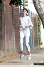 MARGARET QUALLEY Out Jogging in Los Angeles 03/24/2020