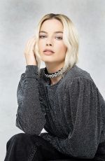 MARGOT ROBBIE on the Set of a Photoshoot, 2020