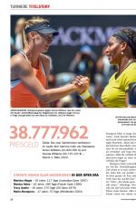 MARIA SHARAPOVA in Tennis Magazine, April 2020