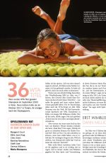 MARIA SHARAPOVA in Tennis Magazine, April 2020