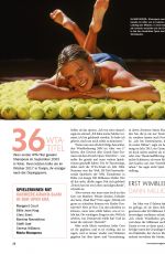 MARIA SHARAPOVA in Tennis Magazine, April 2020