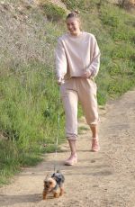 MARIA SHARAPOVA Out Hiking with Her Dog in Palos Verdes 03/06/2020