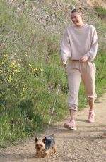 MARIA SHARAPOVA Out Hiking with Her Dog in Palos Verdes 03/06/2020
