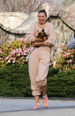 MARIA SHARAPOVA Out Hiking with Her Dog in Palos Verdes 03/06/2020