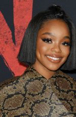 MARSAI MARTIN at Mulan Premiere in Hollywood 03/09/2020