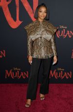 MARSAI MARTIN at Mulan Premiere in Hollywood 03/09/2020