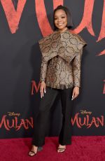 MARSAI MARTIN at Mulan Premiere in Hollywood 03/09/2020