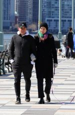 MARY ELIZABETH WINSTEAD and Ewan McGregor Out Kissing in New York 03/01/2020