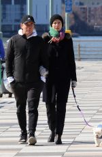 MARY ELIZABETH WINSTEAD and Ewan McGregor Out Kissing in New York 03/01/2020